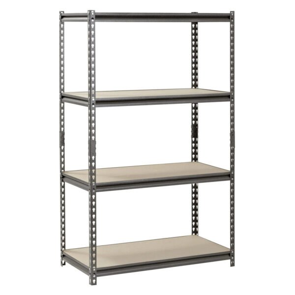 4-Tier Heavy Duty Steel Utility Shelving Unit-36 in. W x 72 in. H x 18 in. D-500lbs Load Capacity - Image 2