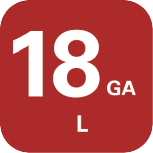 1/4″ X 1-1/2″ 18 GA EG “L” NARROW CROWN STAPLES (5 M)